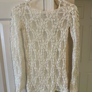 Intimately Free People White Lace Women's Top
